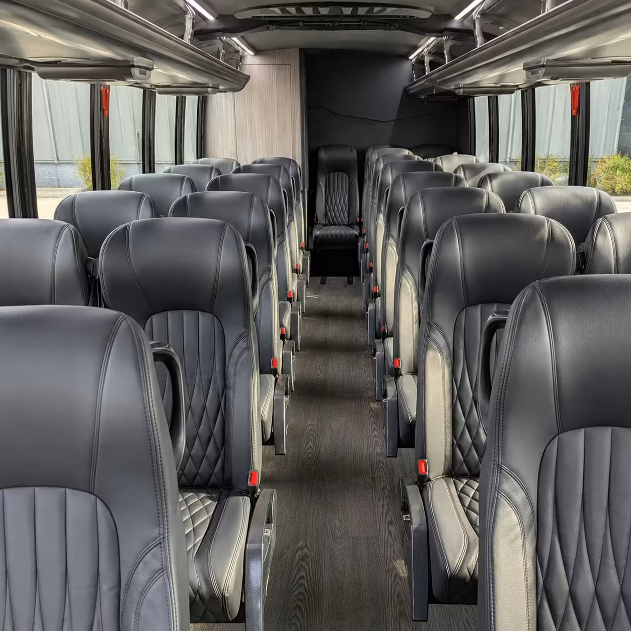 28 passenger minibus inside