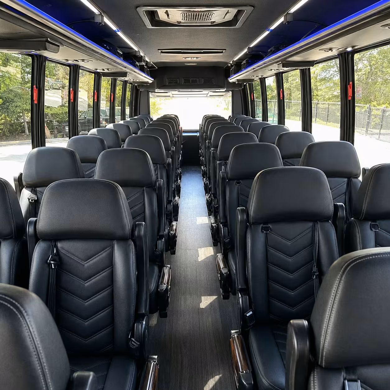 30 passenger minibus inside