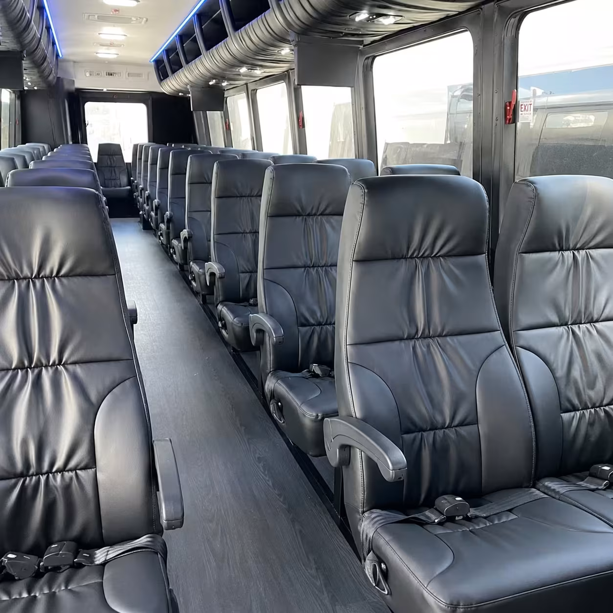 35 passenger minibus interior