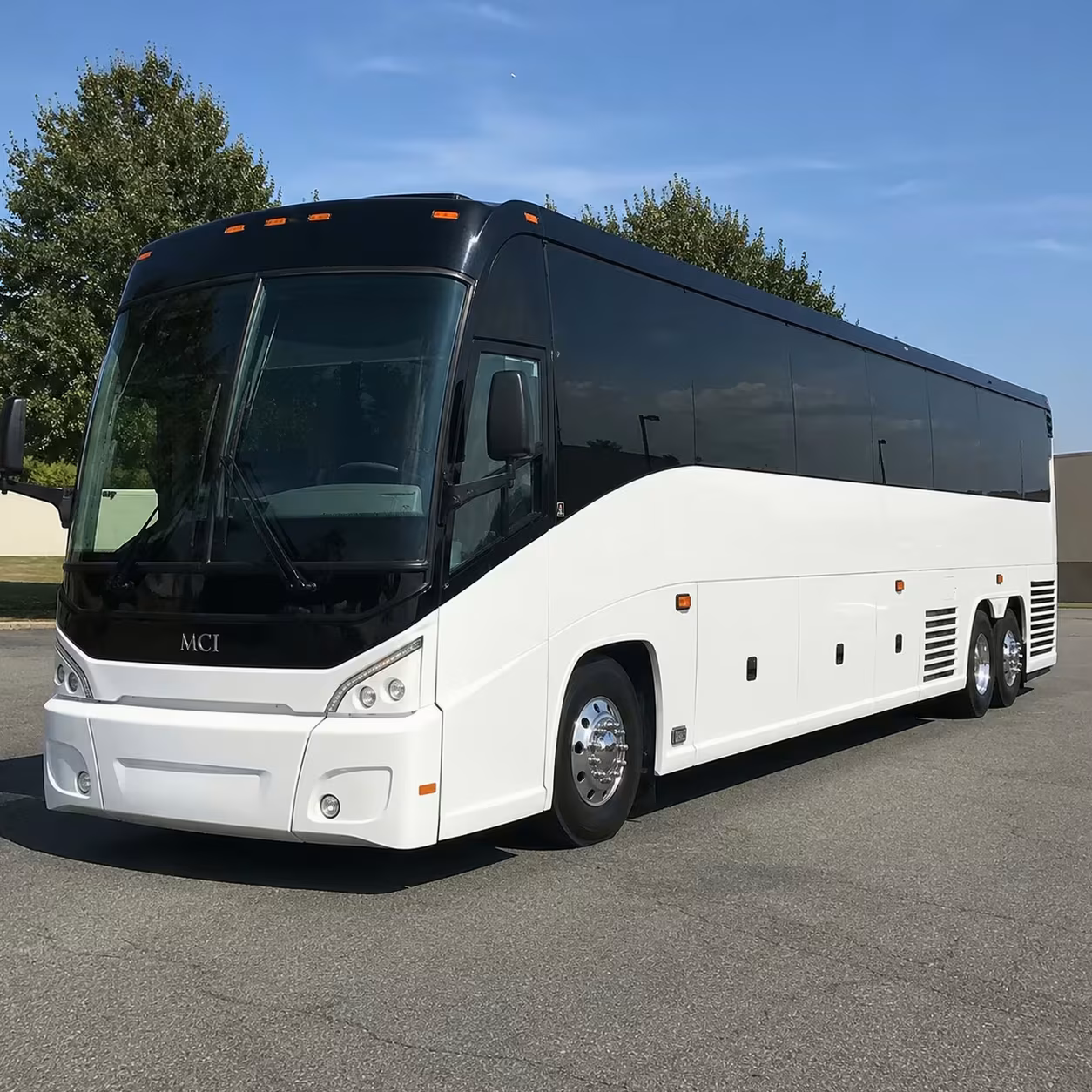 palm coast charter bus rental exterior