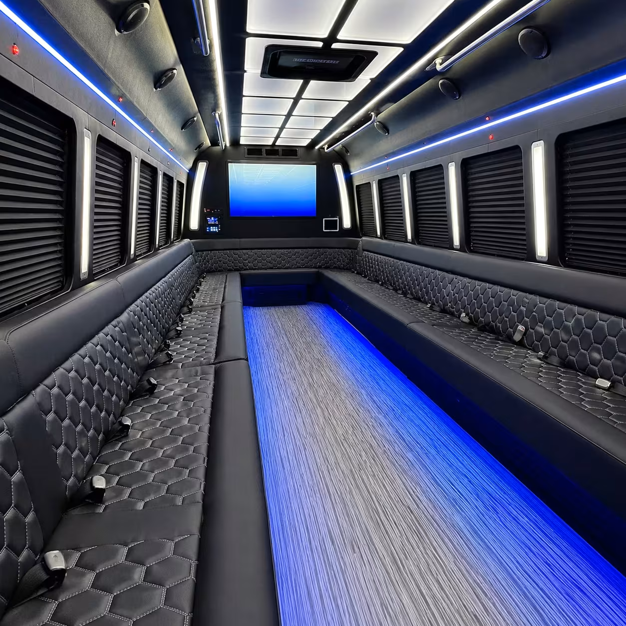 party bus interior