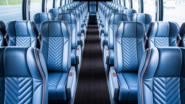 54 passenger charter bus interior palm coast