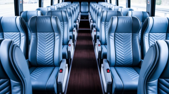 56 passenger charter bus interior palm coast