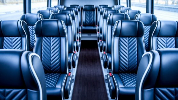 palm coast 18 passenger minibus inside