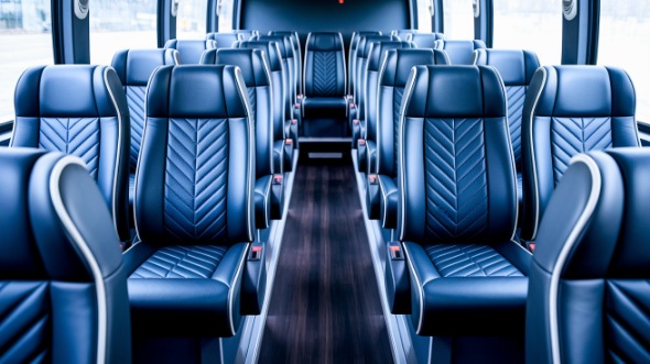 palm coast 20 passenger minibus inside