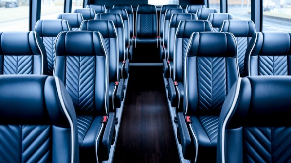 palm coast 25 passenger minibus inside