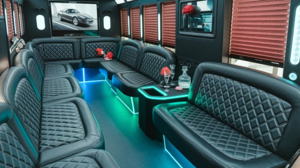 palm coast party bus rental inside