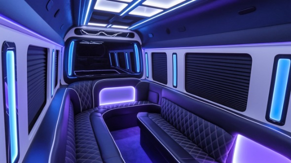 sprinter limo rental interior palm coast